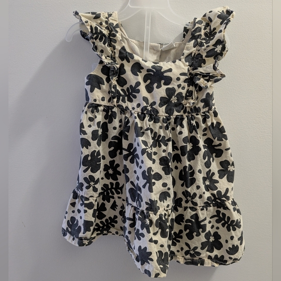 FLOUNCE-TRIMMED DRESS - Picture 3 of 8